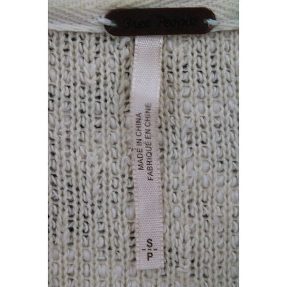 Free People Marshmallow Stripe Sweater In Cream Size: Small - Picture 5 of 6